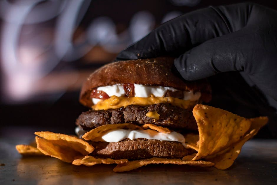 Saftige rømmeburgere med løk