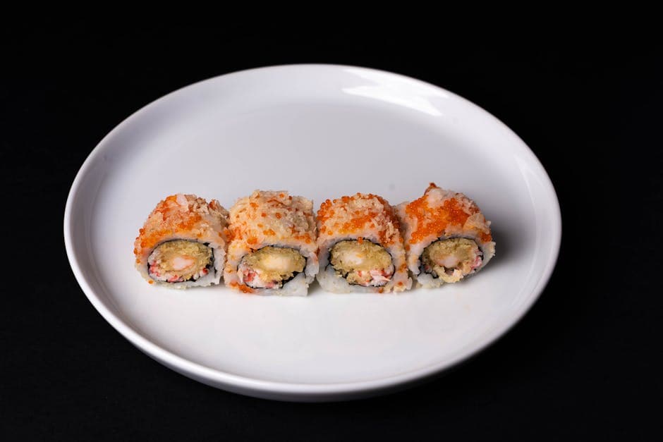 Fiskeruller med krabbefyll