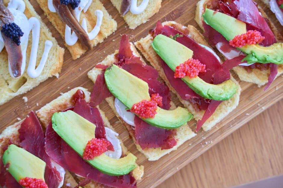 Avokado- og tunfisktapas