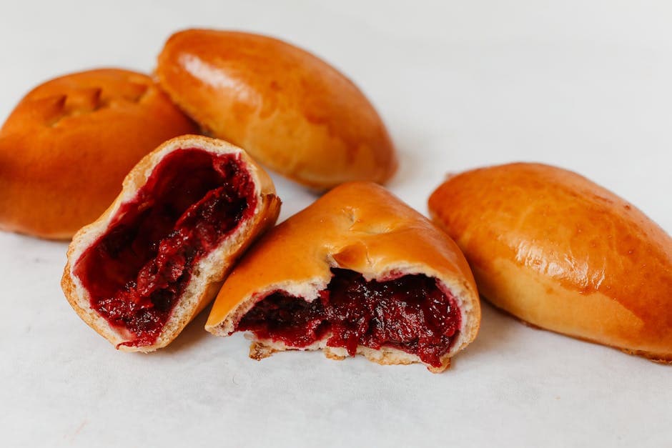 Piroshki med kjøttfyll