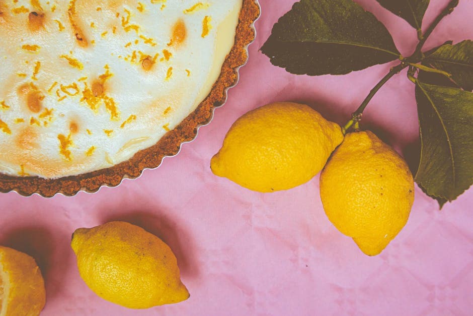 Frisk sitronkakemousse med grahamkjeksbunn