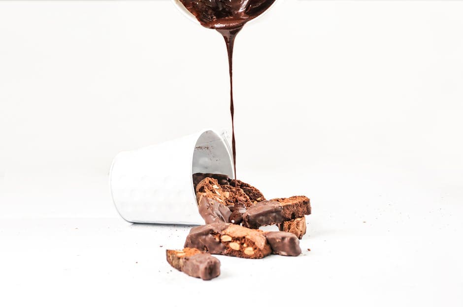 Sjokolade- og kirsebærbiscotti