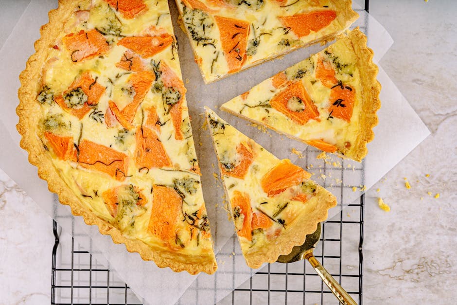 Donnas ostefylte quiche med løk