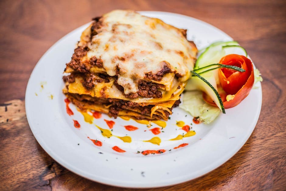 Sommerlasagne med squash og kjøttsaus