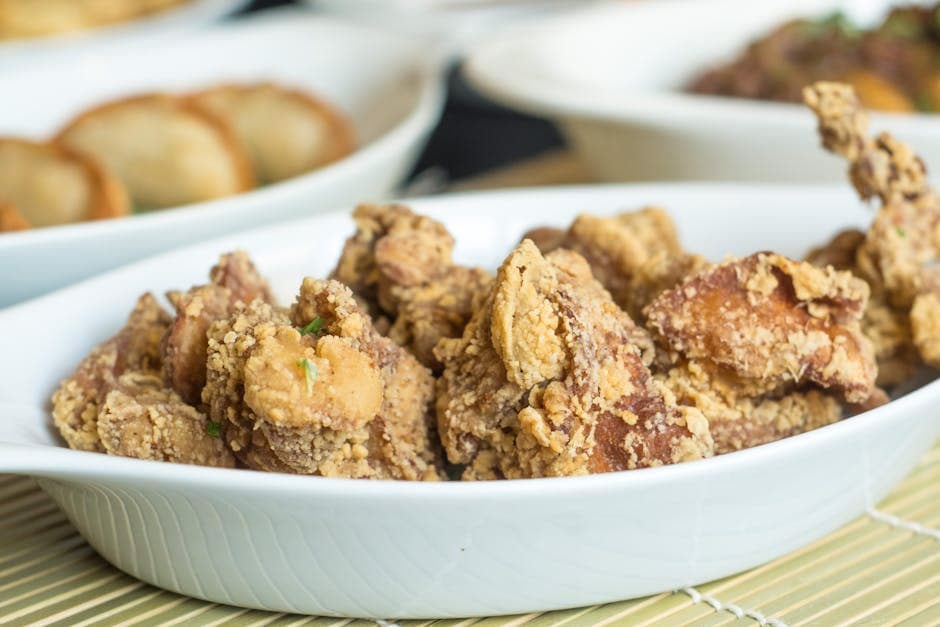 Sprøstekt kyllinglever på sørstatsvis