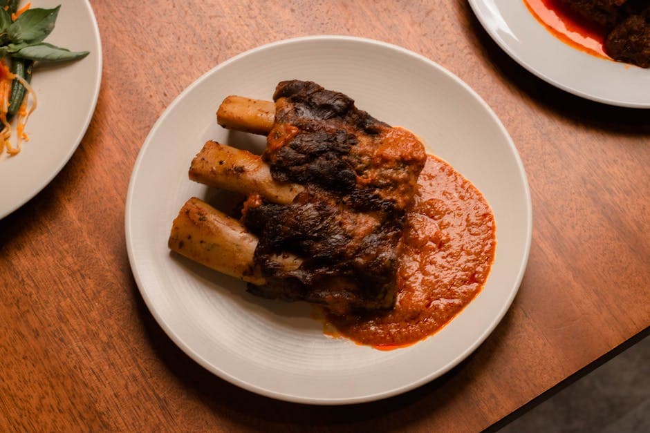 Langtidskokte short ribs i BBQ-stil