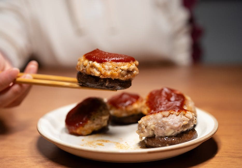 Asiatisk kjøttkake med hoisinsaus