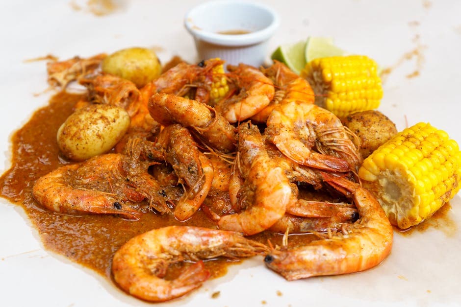 New Orleans-reker med krydret smørsaus