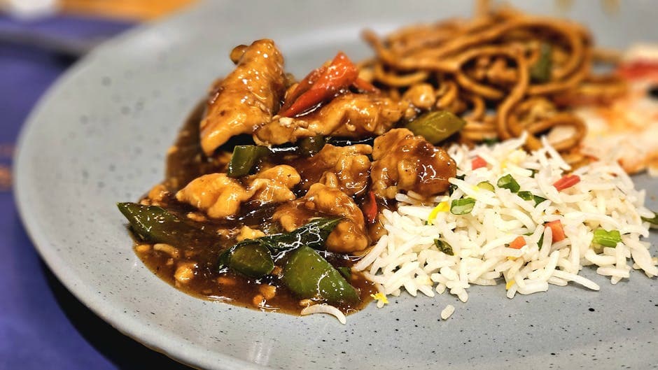 Kung Pao kylling med peanøtter