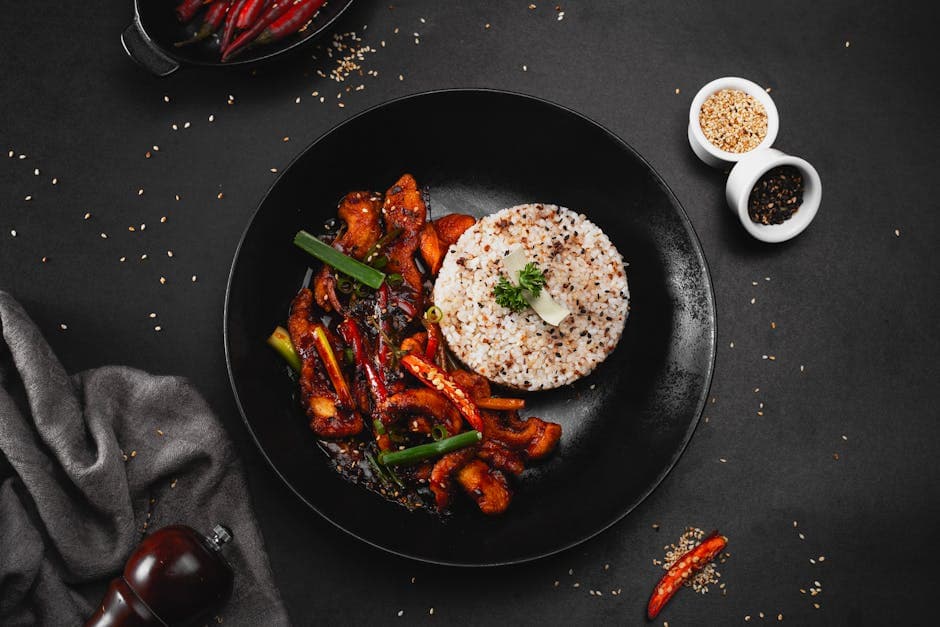 Krydret appelsinkylling med grønnsaker