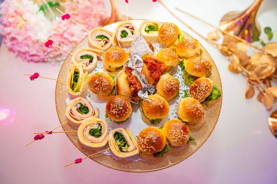 Bakte smørbrød med skinke og ost