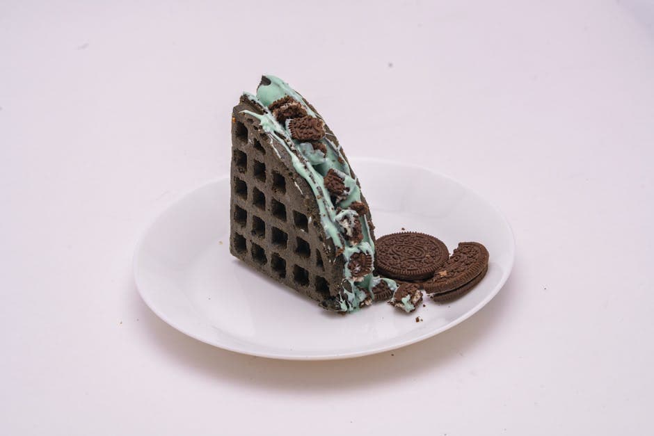 Lekne hamburgerkjeks med mintsjokolade