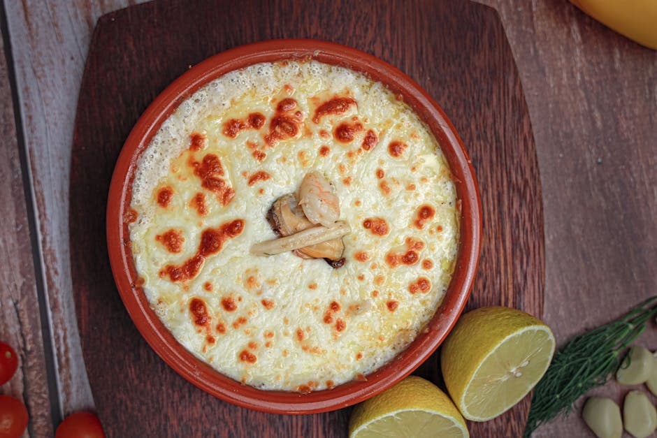 Sjømatlasagne med reker og krabbe