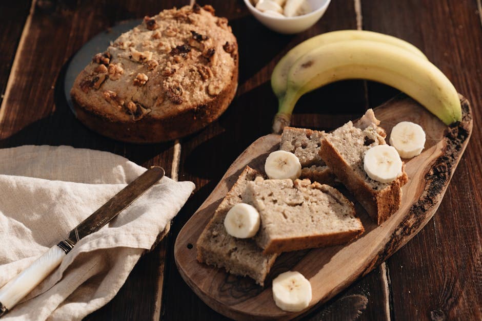 Saftig bananbrød med kakeblanding
