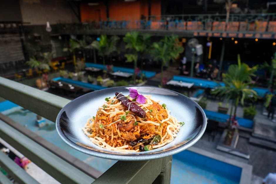 Sjokoladespindelvev med nudler