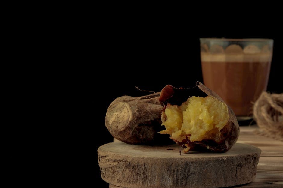 Kandiserte søtpoteter med brandy