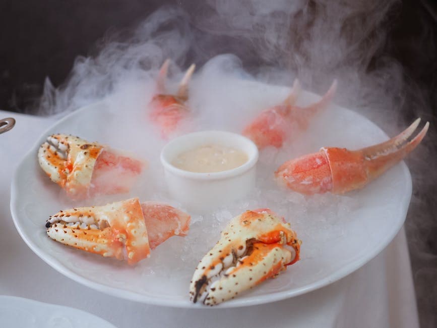 Kald krabbedip med pepperrot