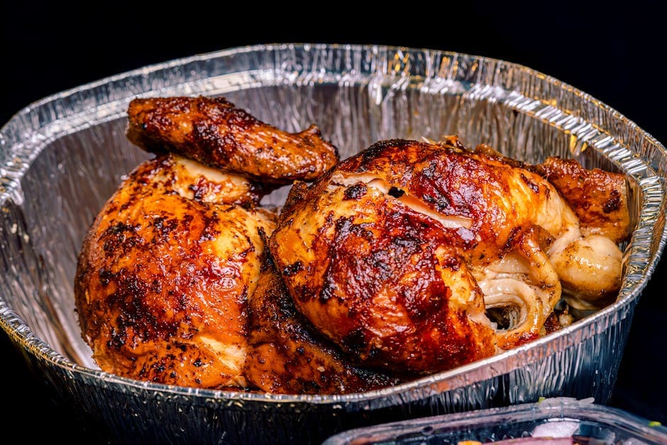 Foliebakt kylling med asiatiske smaker