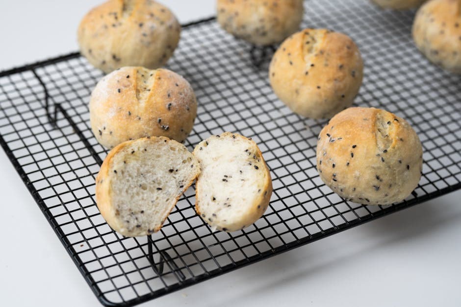 Luftige brødmaskinboller