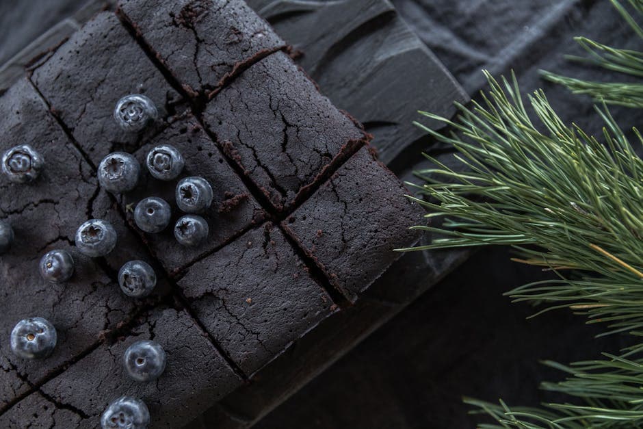 Ultimos blåbærfirkanter uten steking