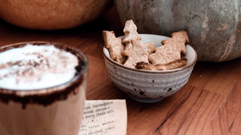 Gresskar-snickerdoodles med kanel og muskat