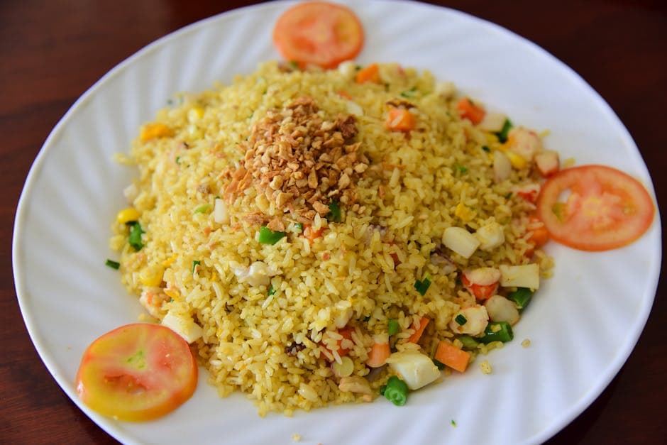 Indonesisk stekt ris (Nasi Goreng)