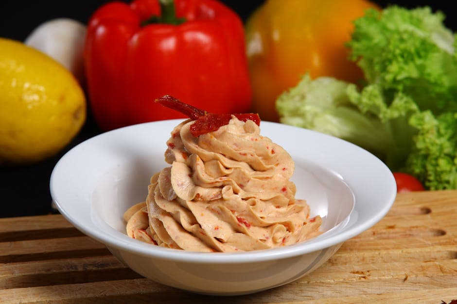 Kremet fem-pepper hummus