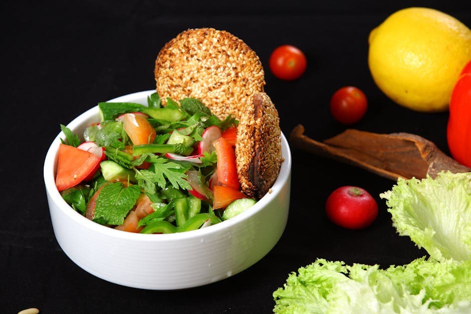 Georgia Cracker-salat med egg og tomat