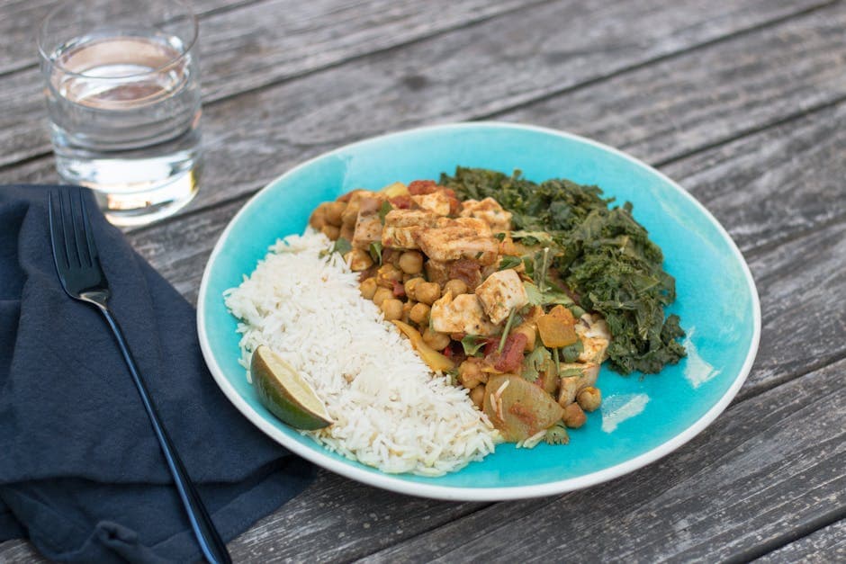 Tofu Masala med kikerter og paprika