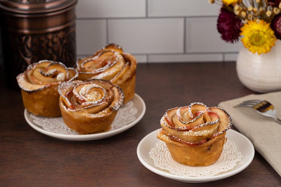 Eplekresanter med kanel og brunt sukker