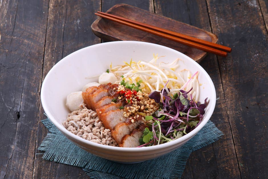 Kantonesisk congee med magert svinekjøtt