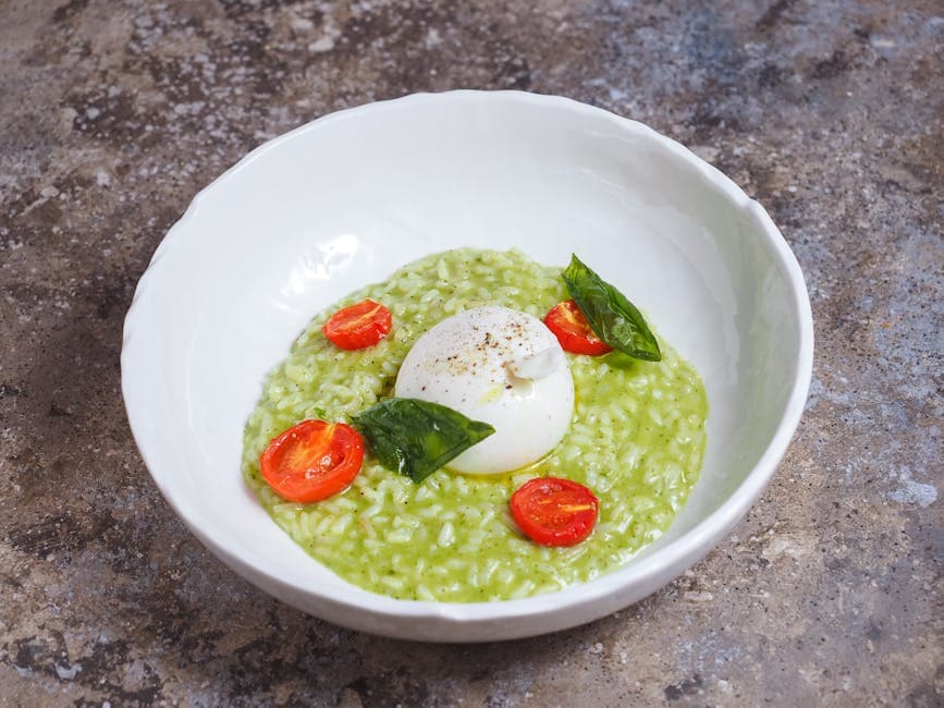Kremet Edamame Risotto