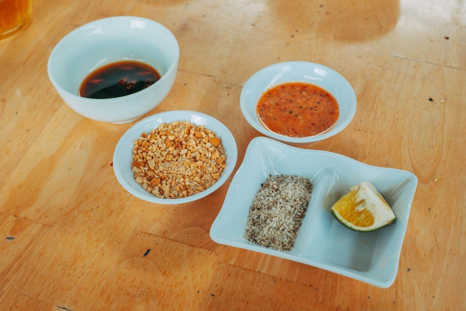 Krydret peanøttsaus med chili og hvitløk