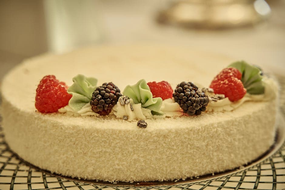 Tante Toms italienske kremkake med kokos og pekannøtter