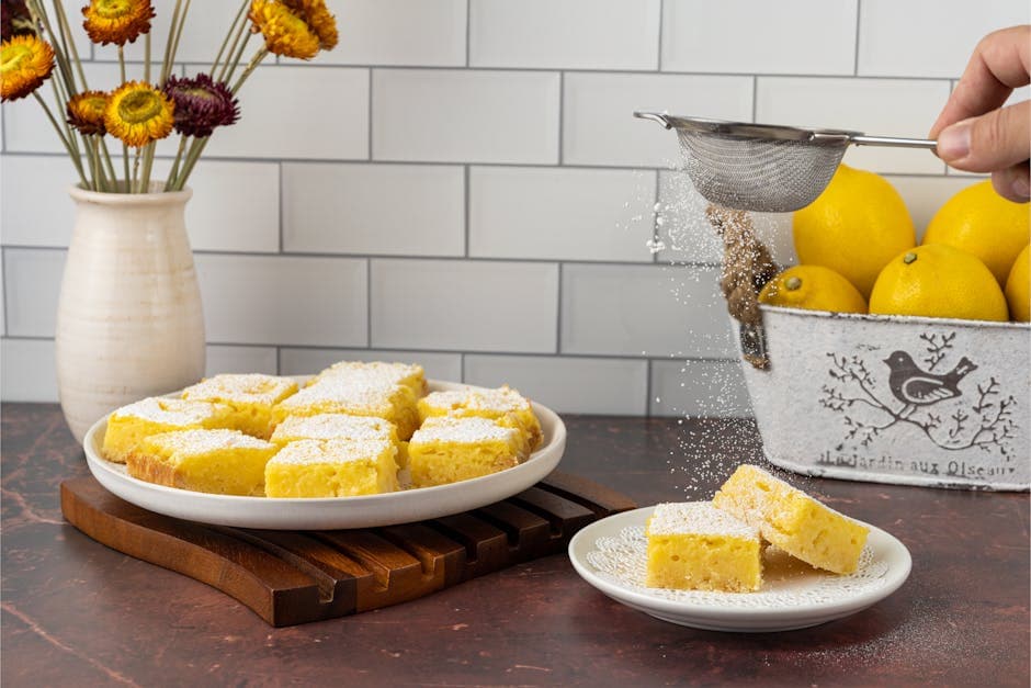 Sitron- og valmuefrøbarer