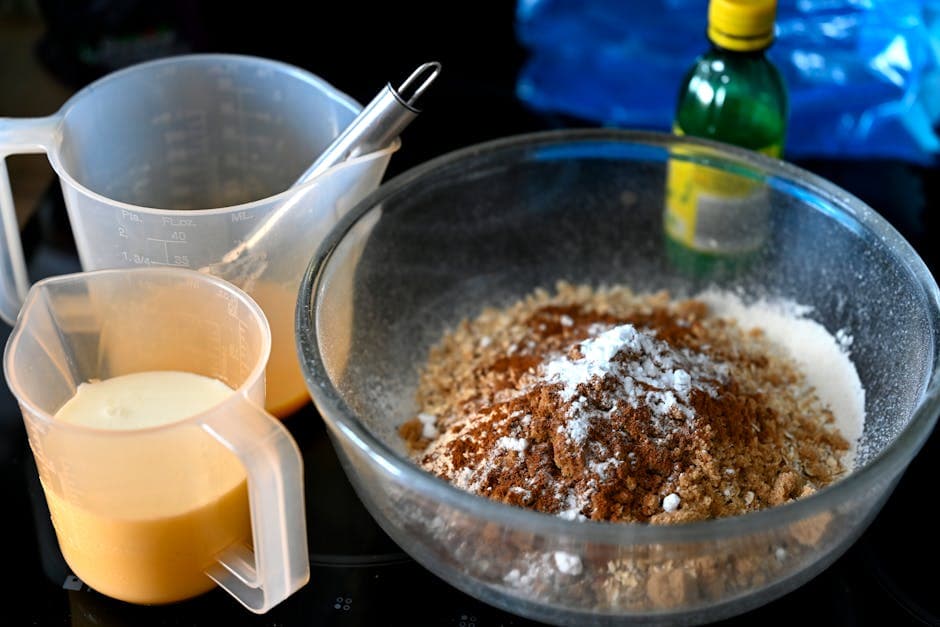 Enkel kanel- og sukkerblanding