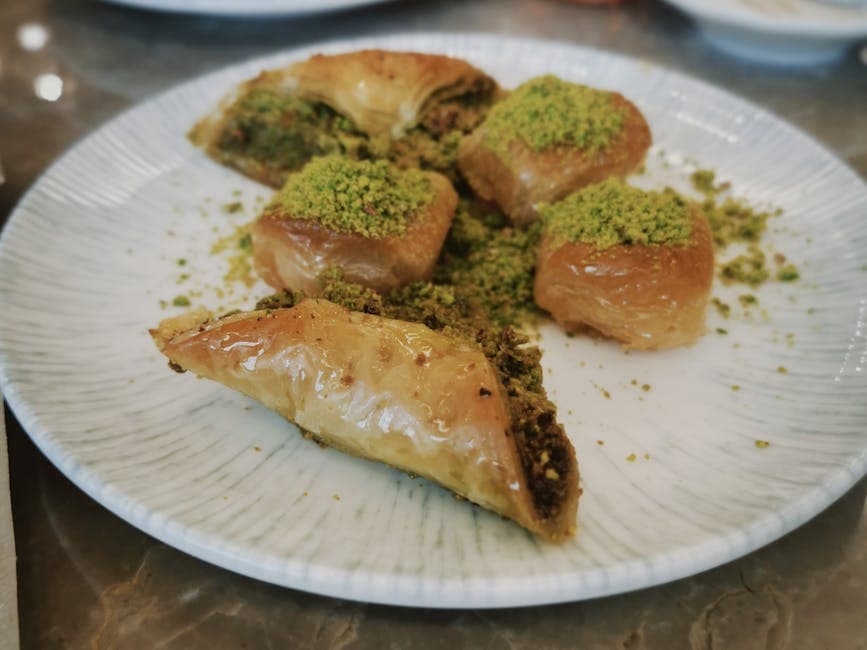 Appelsin- og daddelbaklava