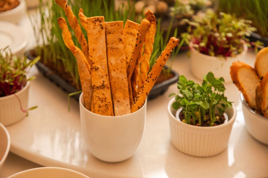 Sprø hasselnøttbrødstenger