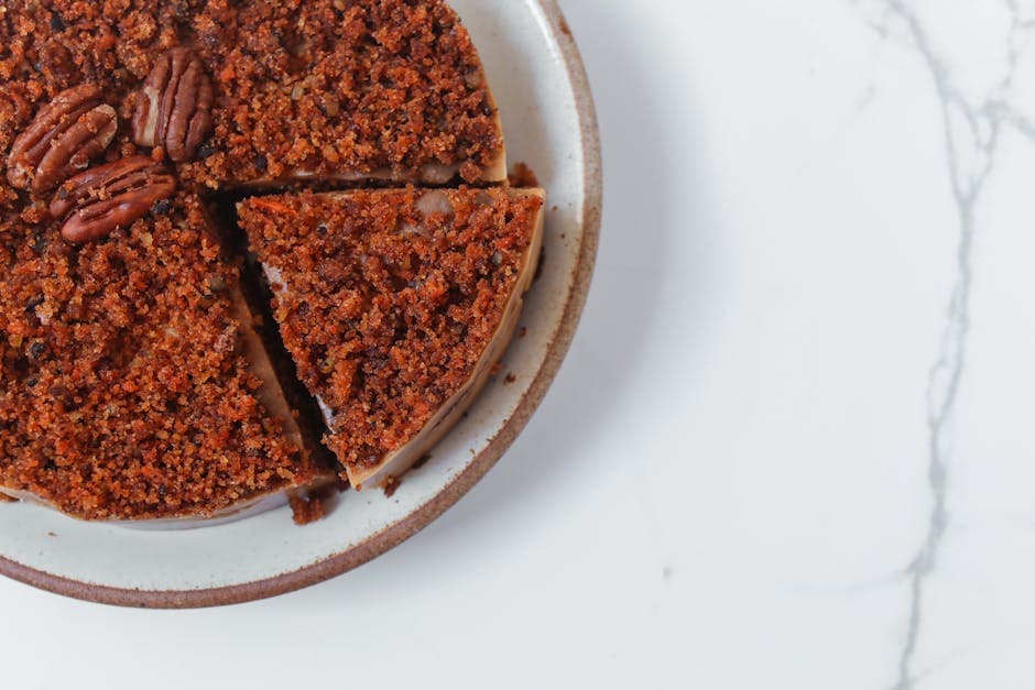 Gresskar- og pekannøttcheesecake med praline