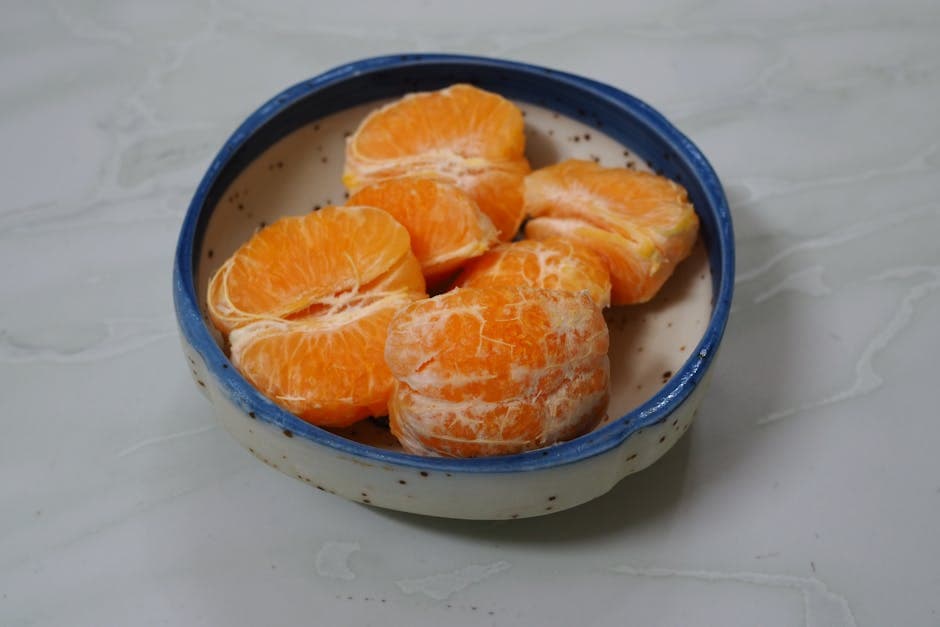 Forfriskende mandarin-granita