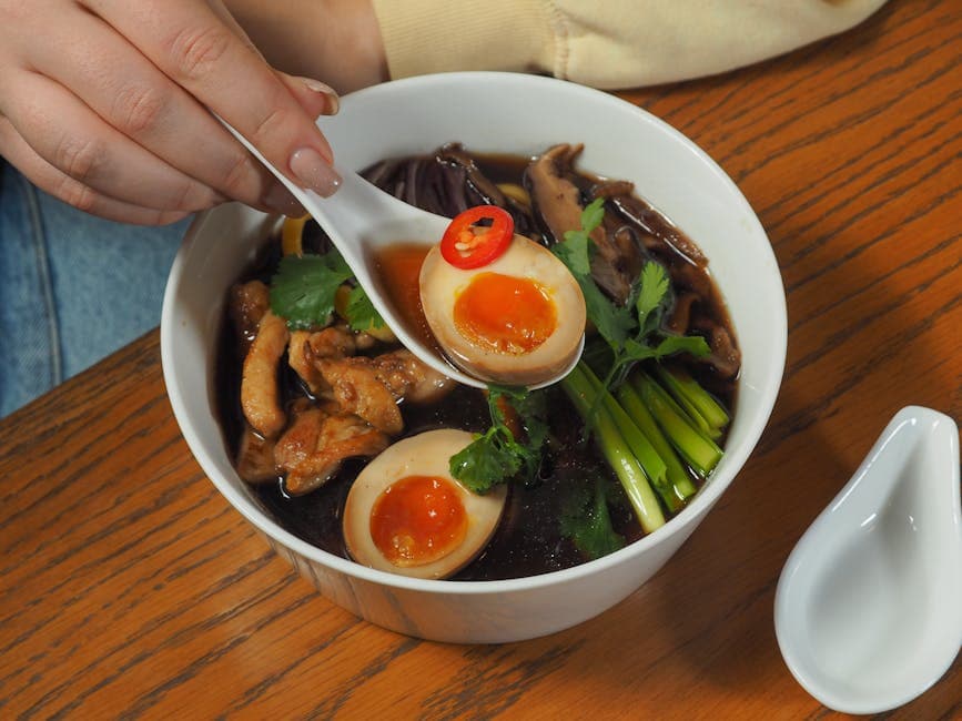 Kalkunramen med prosciuttoskinke og parmesan