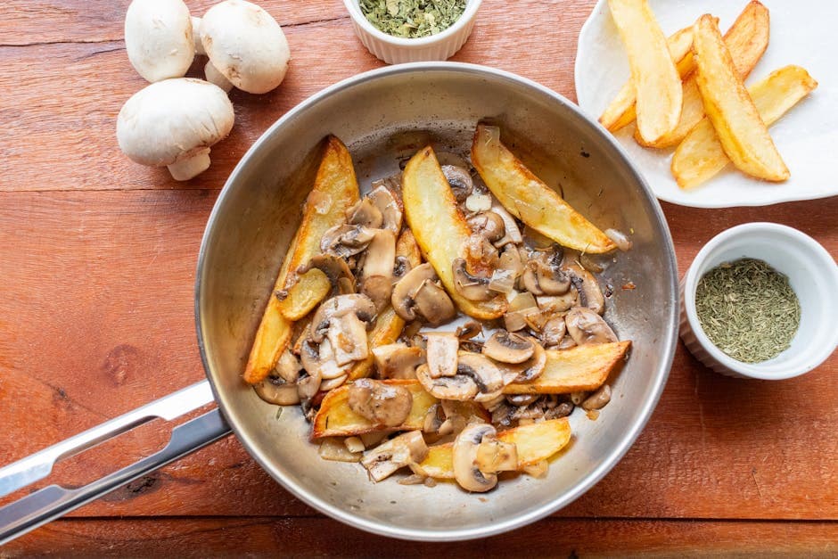 Potetgalette med villsopp