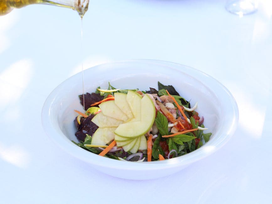 Fennikel- og gulrotsalat med oljedressing