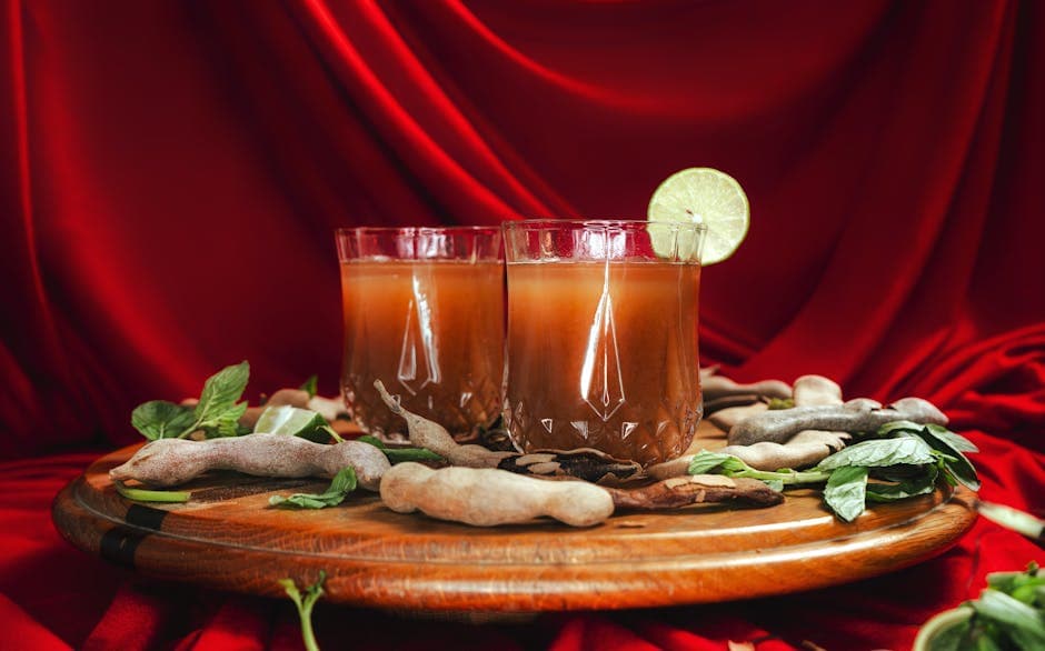 Tamarind- og daddel-agua fresca