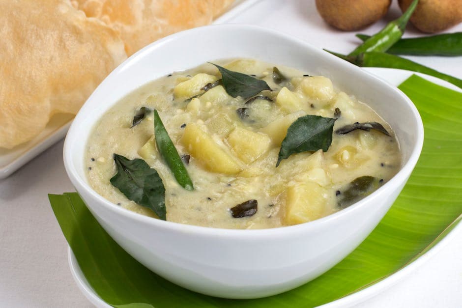 Kremet grønnsaksgryte med kokos og chili