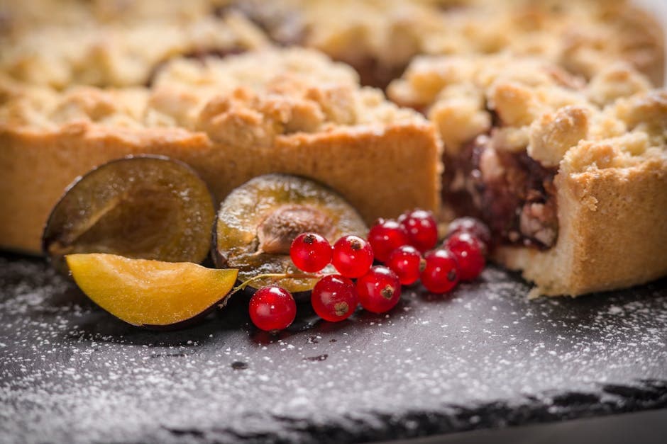 Eple-, aprikos- og plommeterte