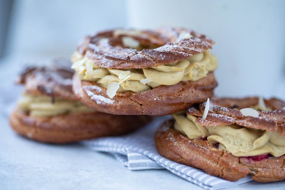 Hasselnøtt Paris-Brest med pralinekrem