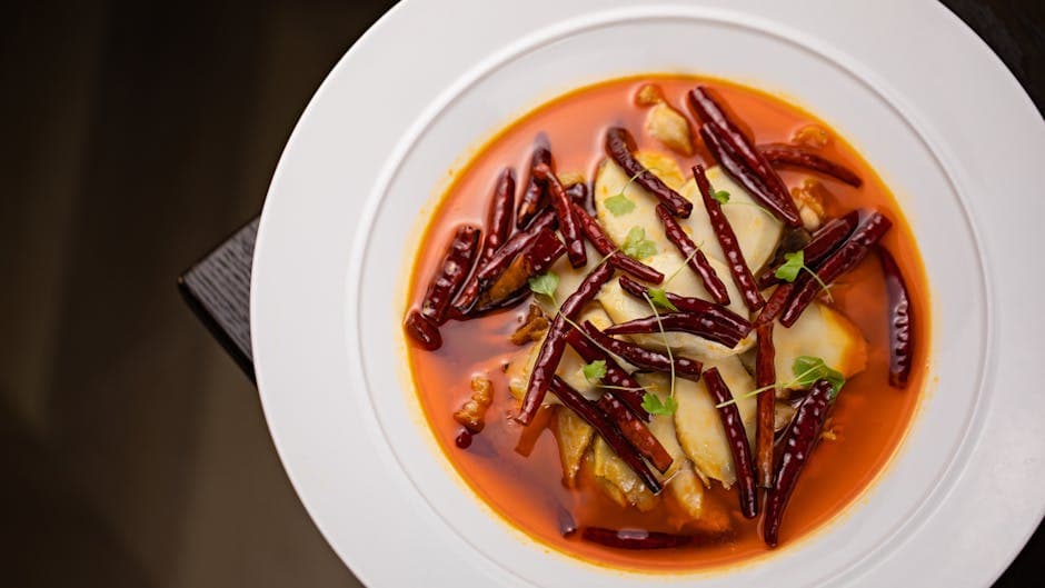 Braisert ørret i chilibønnesaus (Dou Ban Yu)