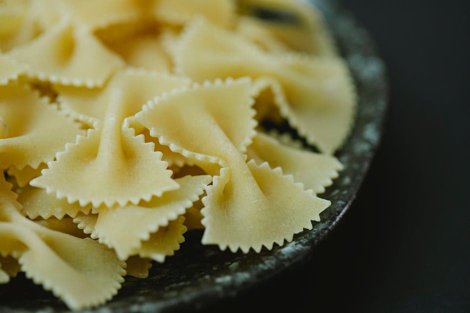 Farfalle med kremet gorgonzolasaus og valnøtter