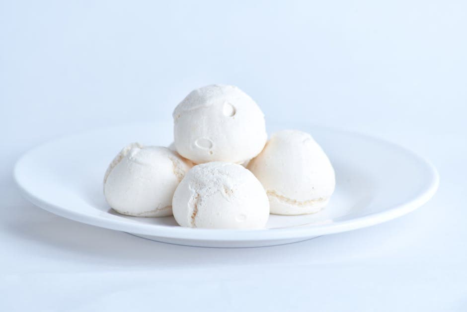 Sprø hasselnøttmarengsdrops